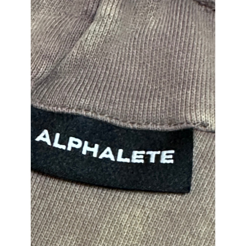 ALPHALETE Mineral Wash French Terry Cotton Dolphin Shorts Womens Size S - Picture 3 of 4
